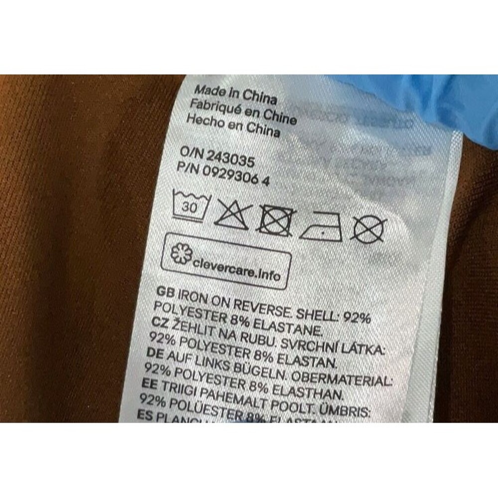 DESIGNER H&M TAN FAUX SUEDE BELTED MIDI LENGTH 48" TRENCH COAT SIZE XLARGE - Picture 14 of 16